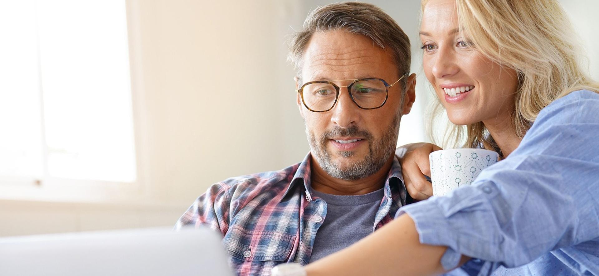 mężczyzna i kobieta po 40 roku życia