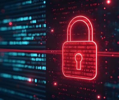 czerwona ikona kłódki