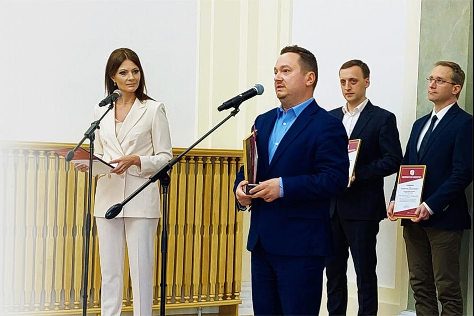 Odbiór nagrody Perspektywy Medycyny