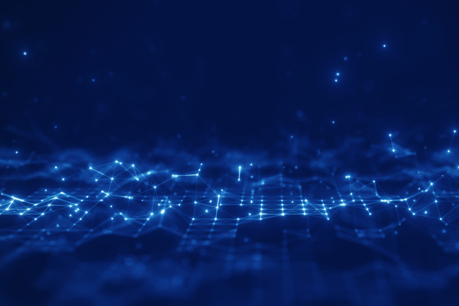 graficzna reprezentacja cyberbezpieczeństwa, cyfrowe połączenia i kłódki symbolizujące bezpieczeństwo