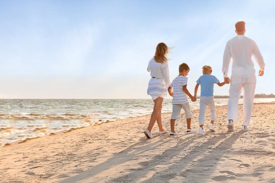 rodzina na wakacjach