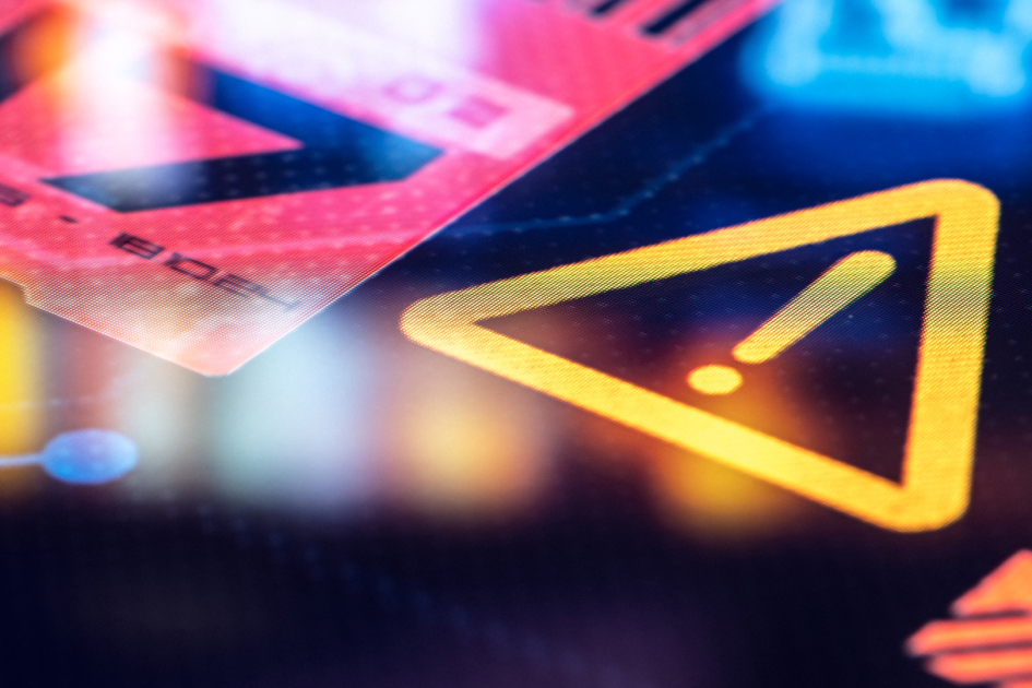 kolorowe ikony na ciemnym tle