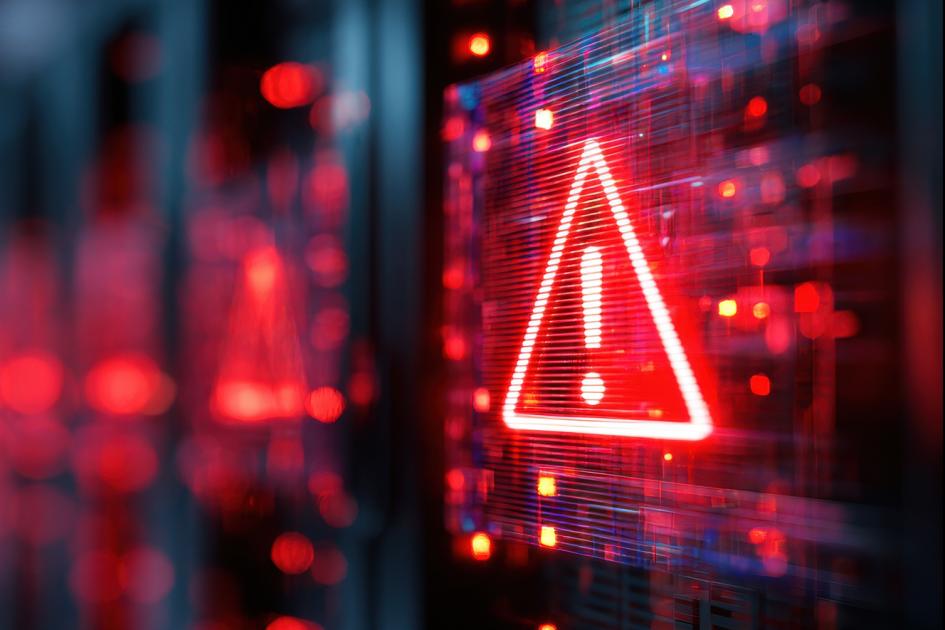 czerwony trójkąt z wykrzyknikiem